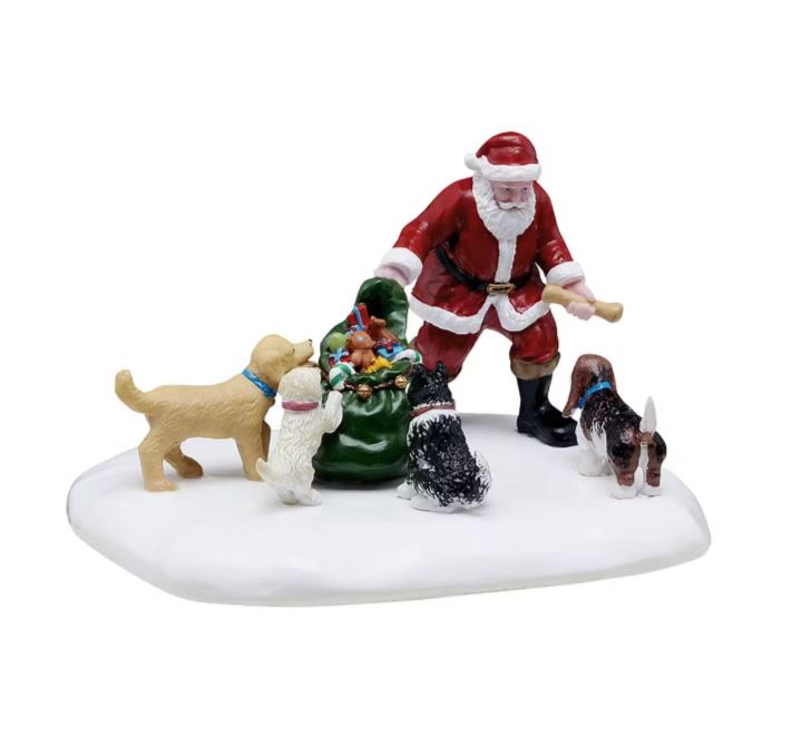 LEMAX 2025 PRE-ORDER <br> Table Pieces <br> Dog Park Christmas - $36.95