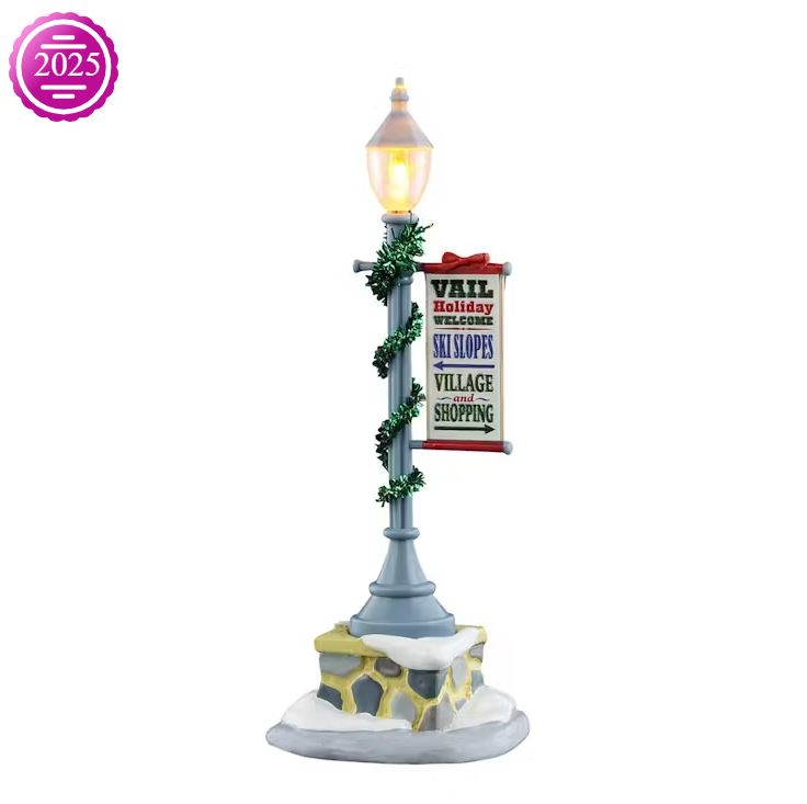 LEMAX 2025 PRE-ORDER <br> Vail Village <br> Lighted Accessories <br> Vail Lamp Post