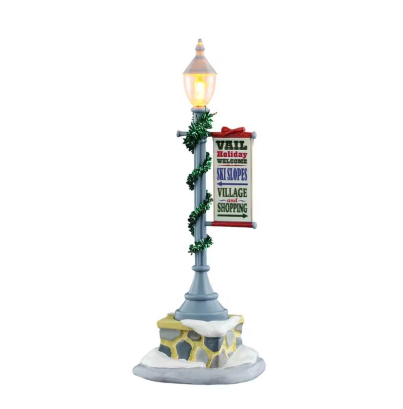 LEMAX 2025 PRE-ORDER <br> Vail Village <br> Lighted Accessories <br> Vail Lamp Post