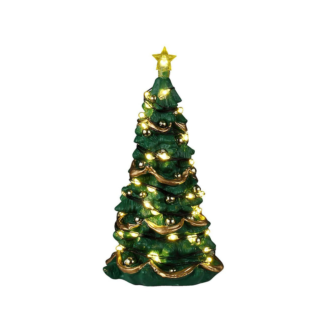 LEMAX 2025 PRE-ORDER <br> Lighted Accessories <br> Joyful Christmas Tree, Clear Light- $29.95