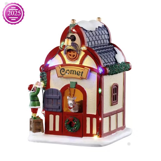 LEMAX 2025 PRE-ORDER <br> Santa's Wonderland <br> Comet's Den - $54.95