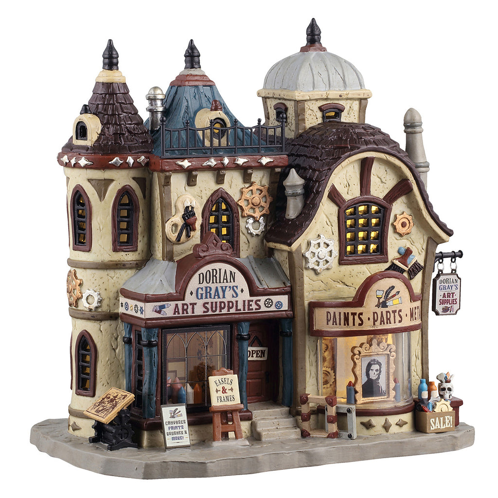 LEMAX 2025 PRE-ORDER <br> Spooky Town <br> Dorian Gray's Art Supplies - $149.95