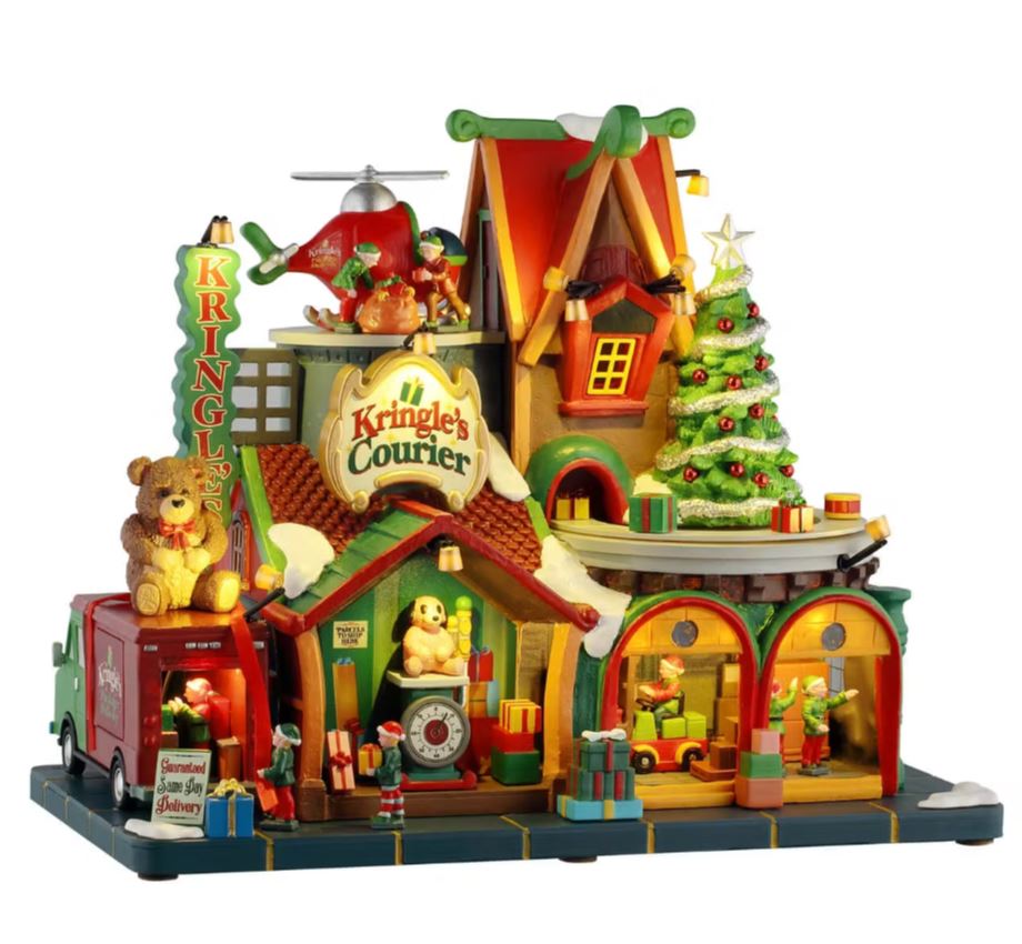 LEMAX 2025 PRE-ORDER <br> Santa's Wonderland <br> Kringle's Courier - $339.95