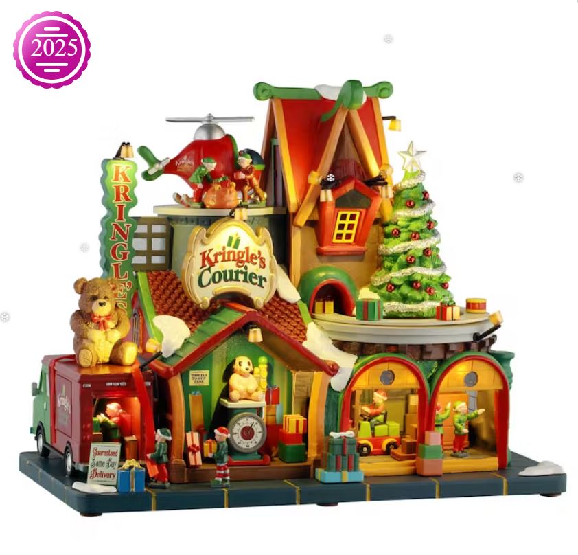 LEMAX 2025 PRE-ORDER <br> Santa's Wonderland <br> Kringle's Courier - $369.95