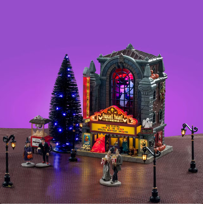 LEMAX 2025 PRE-ORDER <br> Spooky Town <br> Fright Night Cinema Set - $249.95