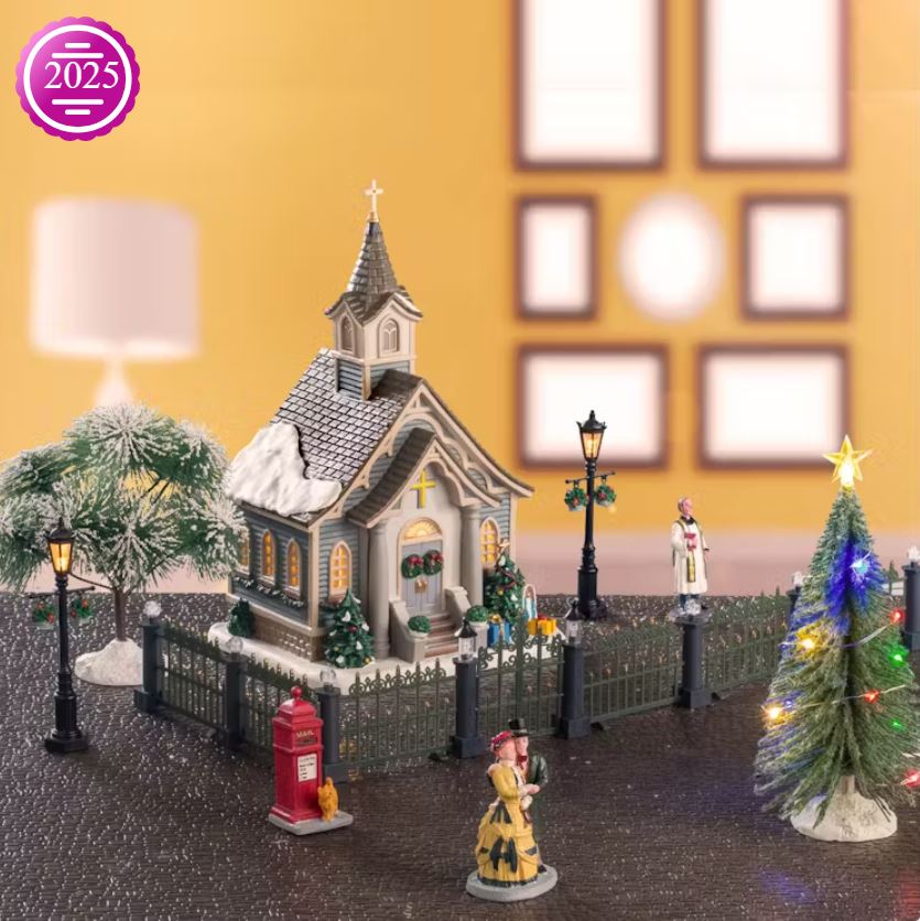 LEMAX 2025 PRE-ORDER <br> Caddington Village <br> Small Town Church Set