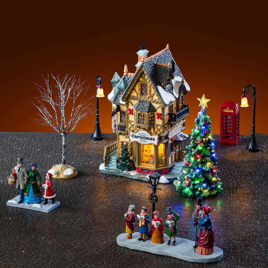 LEMAX 2025 PRE-ORDER <br> Caddington Village <br> Tannenbaum Christmas Shoppe Set - $179.95