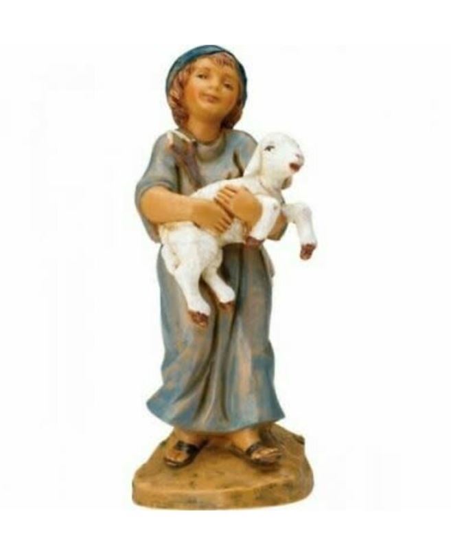 FONTANINI 5" <br> Silas, Boy Holding Sheep