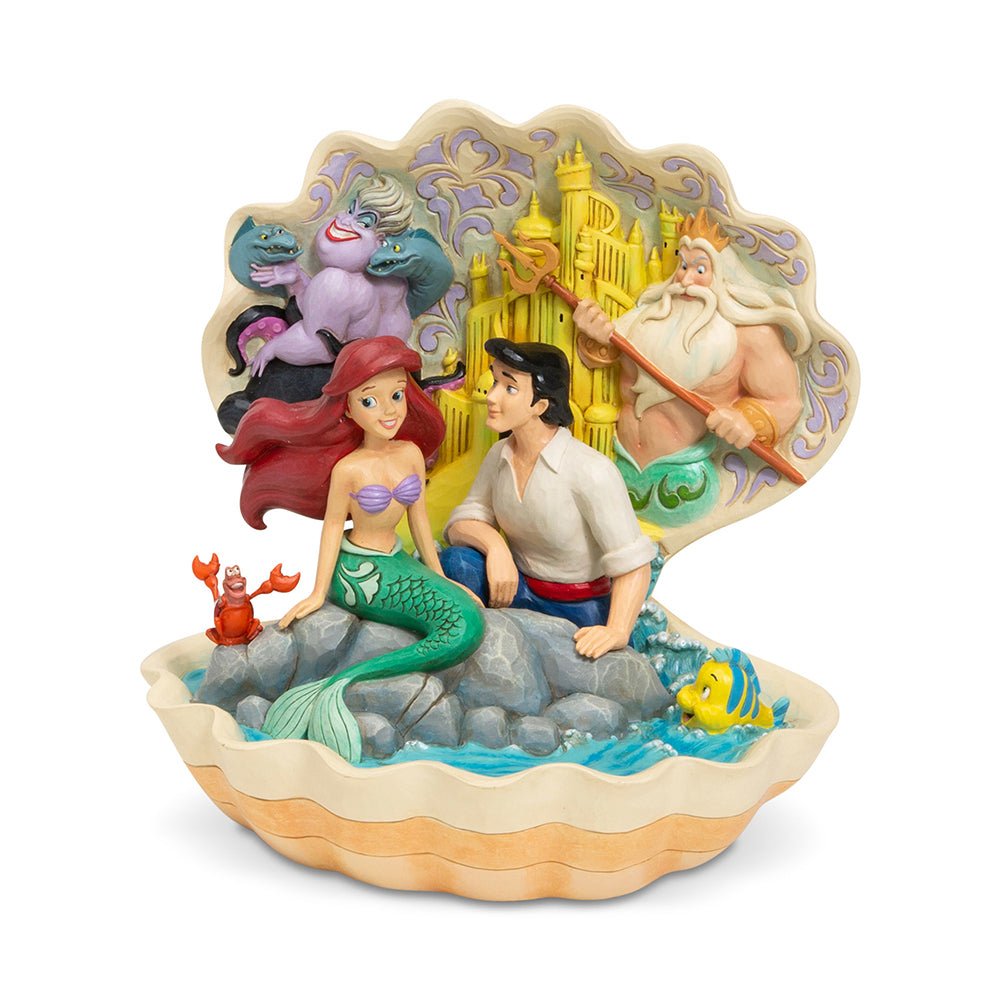 DISNEY TRADITIONS<br>Little Mermaid Shell Scene<br>"Seashell Scenario"