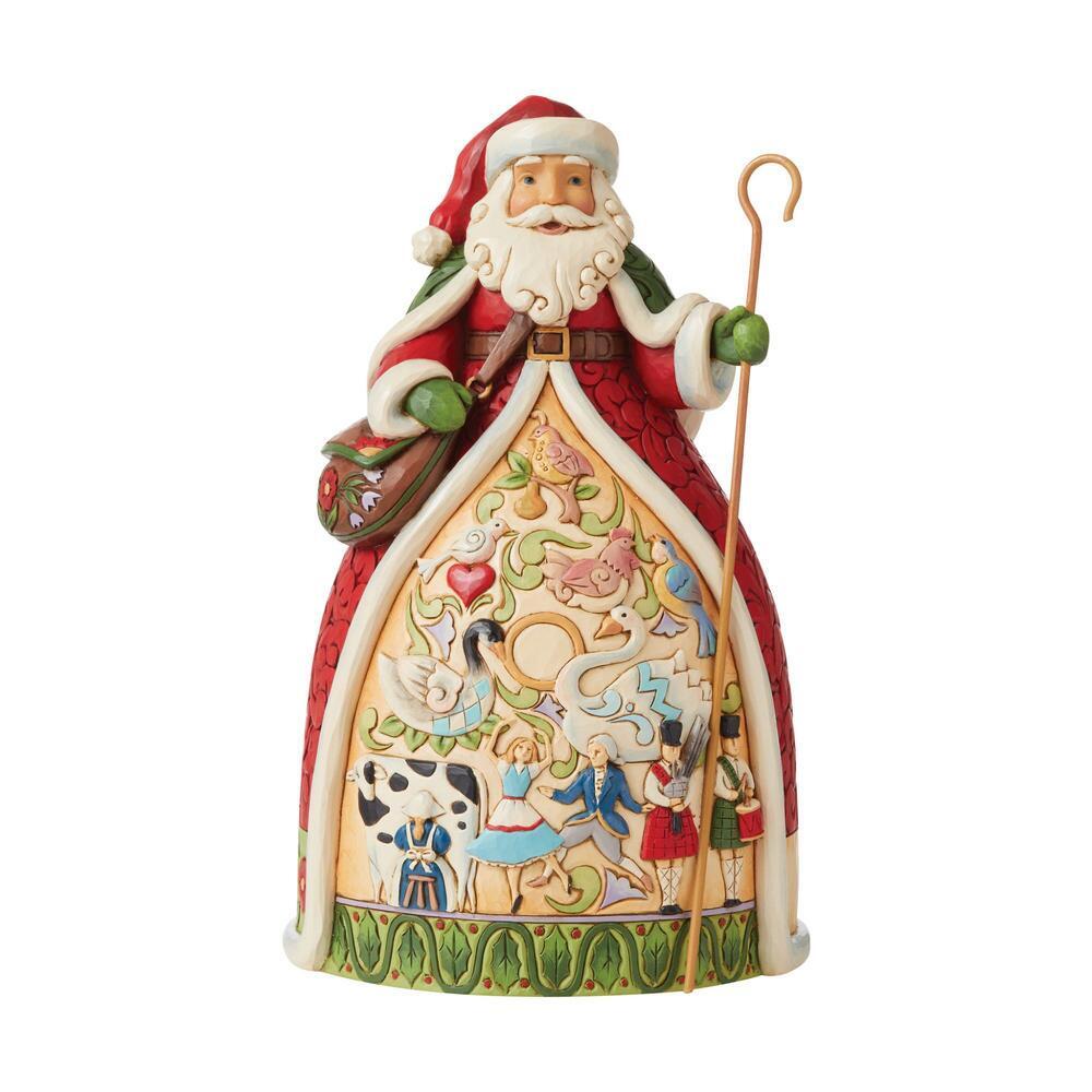 Heartwood Creek <br> Twelve Days of Christmas Santa (25cm) <br> "Twelve Days of Joy"