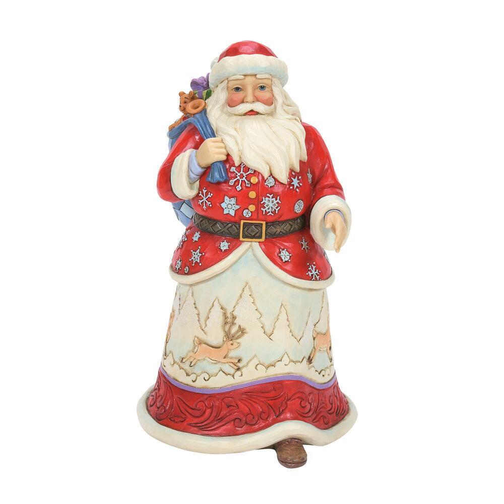 Heartwood Creek <br> Santa with Toy Bag Over Shoulder <br> "Wherever You Go, Let Kindness Show"