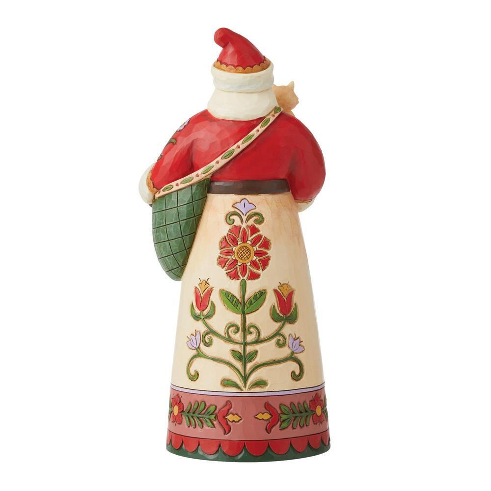 Heartwood Creek <br> Santa Holding Cat and Kittens (26cm) <br> "Festive Feline Surprises"