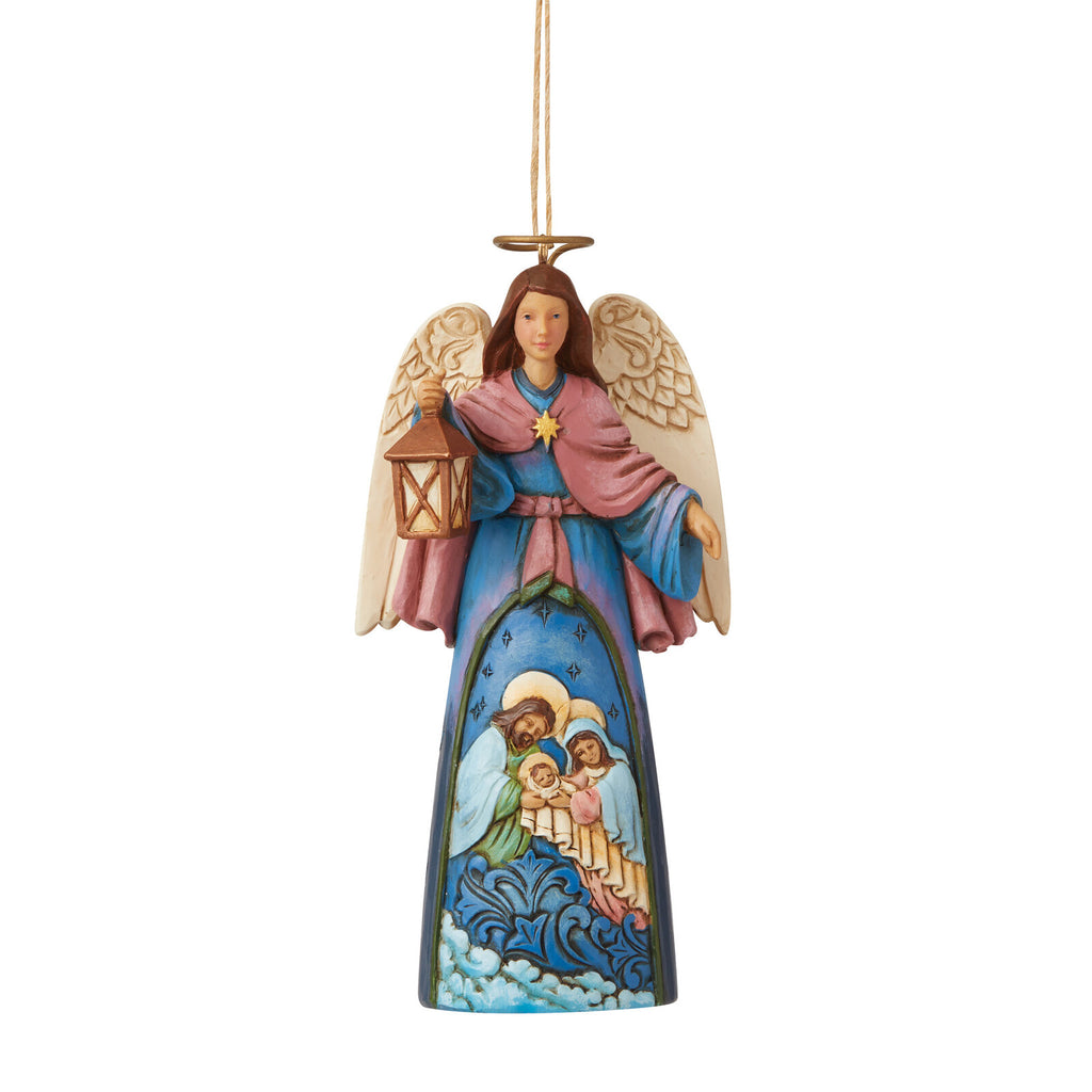 Heartwood Creek  <br> Hanging Ornament <br> Nativity Angel with Lantern (12cm)