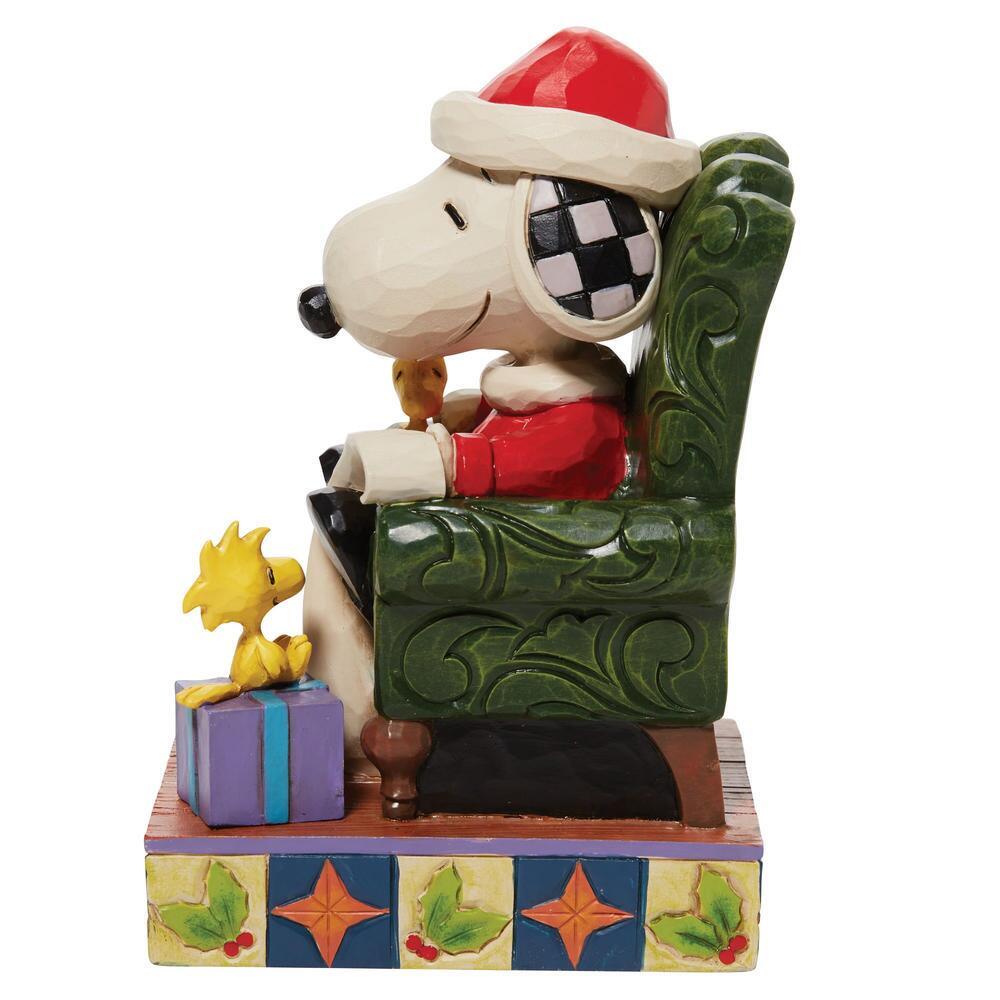 Peanuts by Jim Shore <br> Santa Snoopy With Christmas List (11cm)