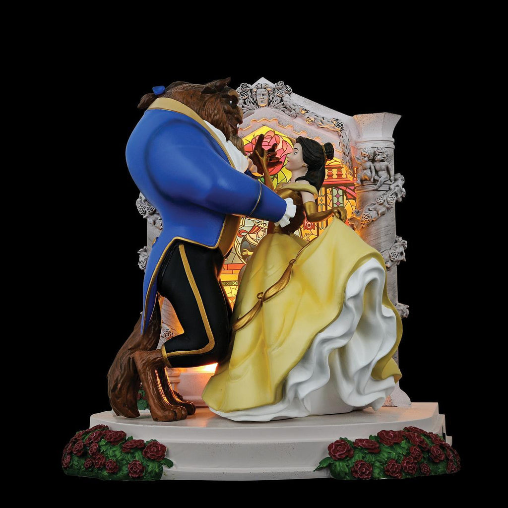 New 2023 <br> Disney Showcase <br> Belle & Beast Light Up Scene