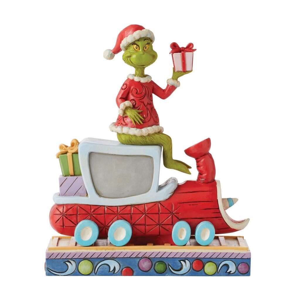 Grinch by Jim Shore <br> Grinch On Train (20.5cm)