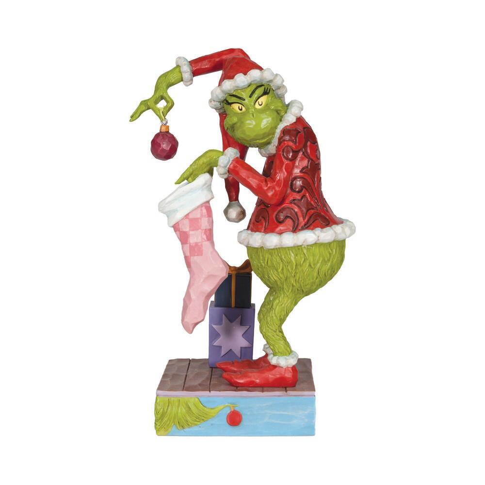 Grinch by Jim Shore <br> Grinch Stealing Ornaments (19cm)