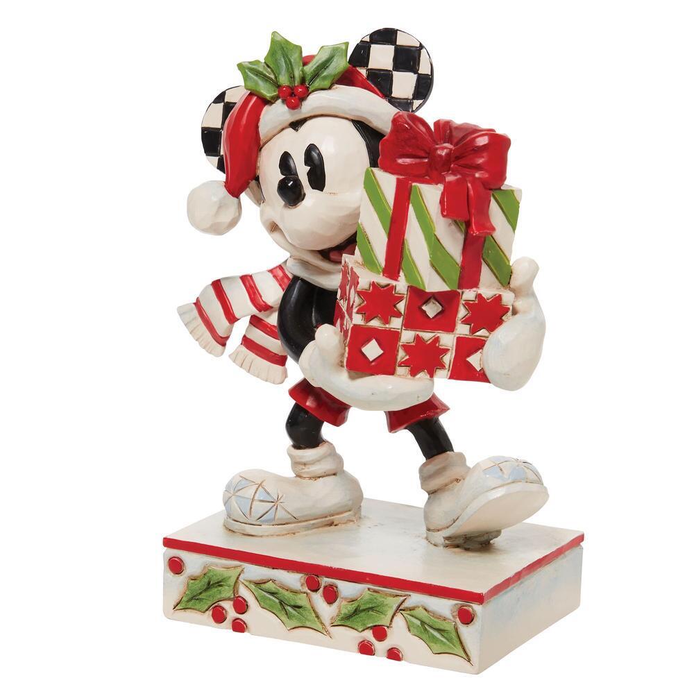 DISNEY TRADITIONS<BR> Mickey With Stacked Presents<br> "A Season of Giving"