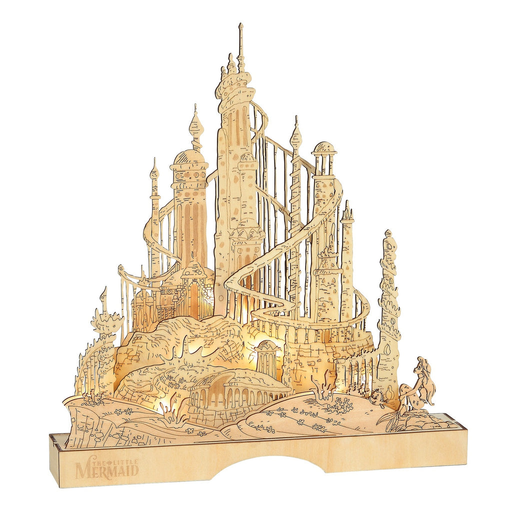 D56 DISNEY <br> King Triton's Illuminated Castle (37cm)