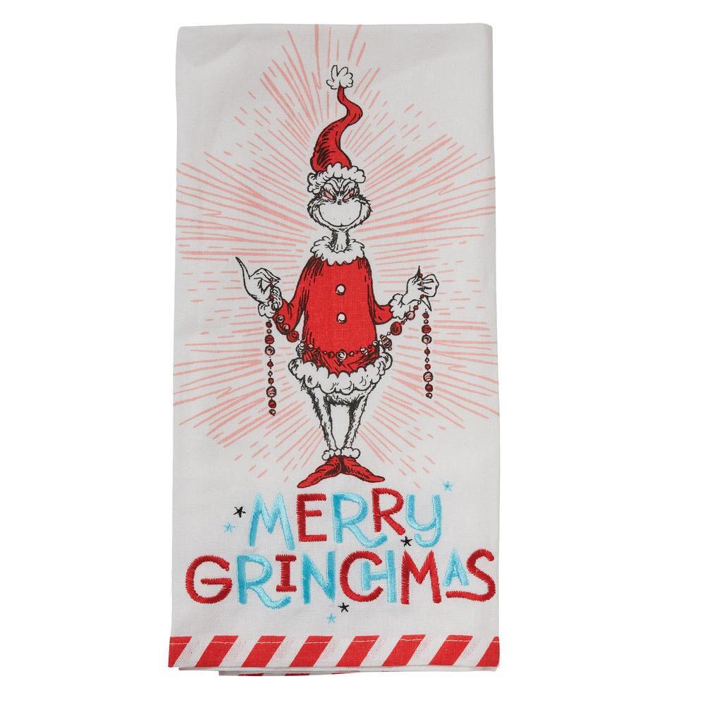 D56 POSSIBLE DREAMS <br> Grinch Tea Towel