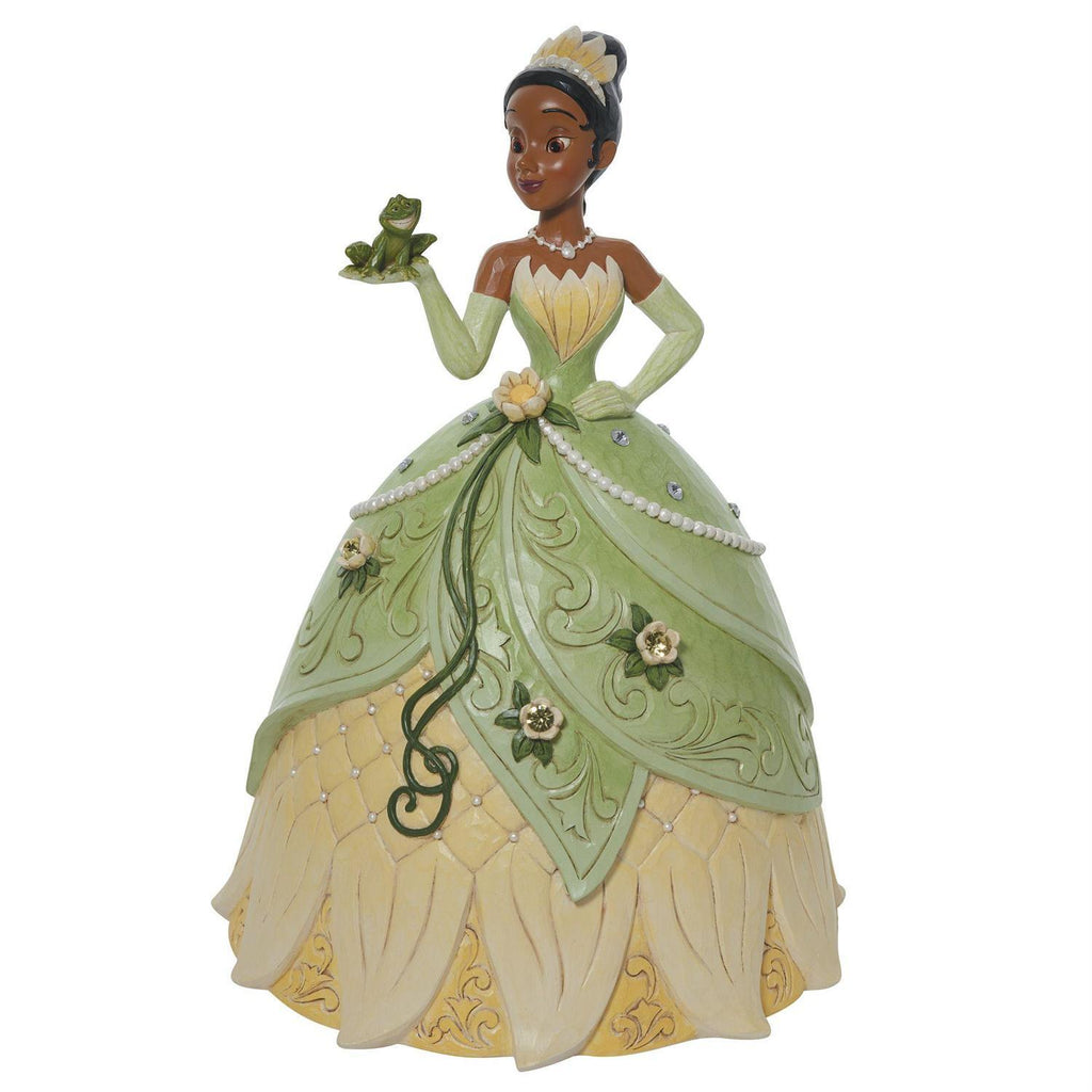 New 2025 <br> Disney Traditions <br> Tiana Deluxe (37cm) <br> " Just One Kiss"