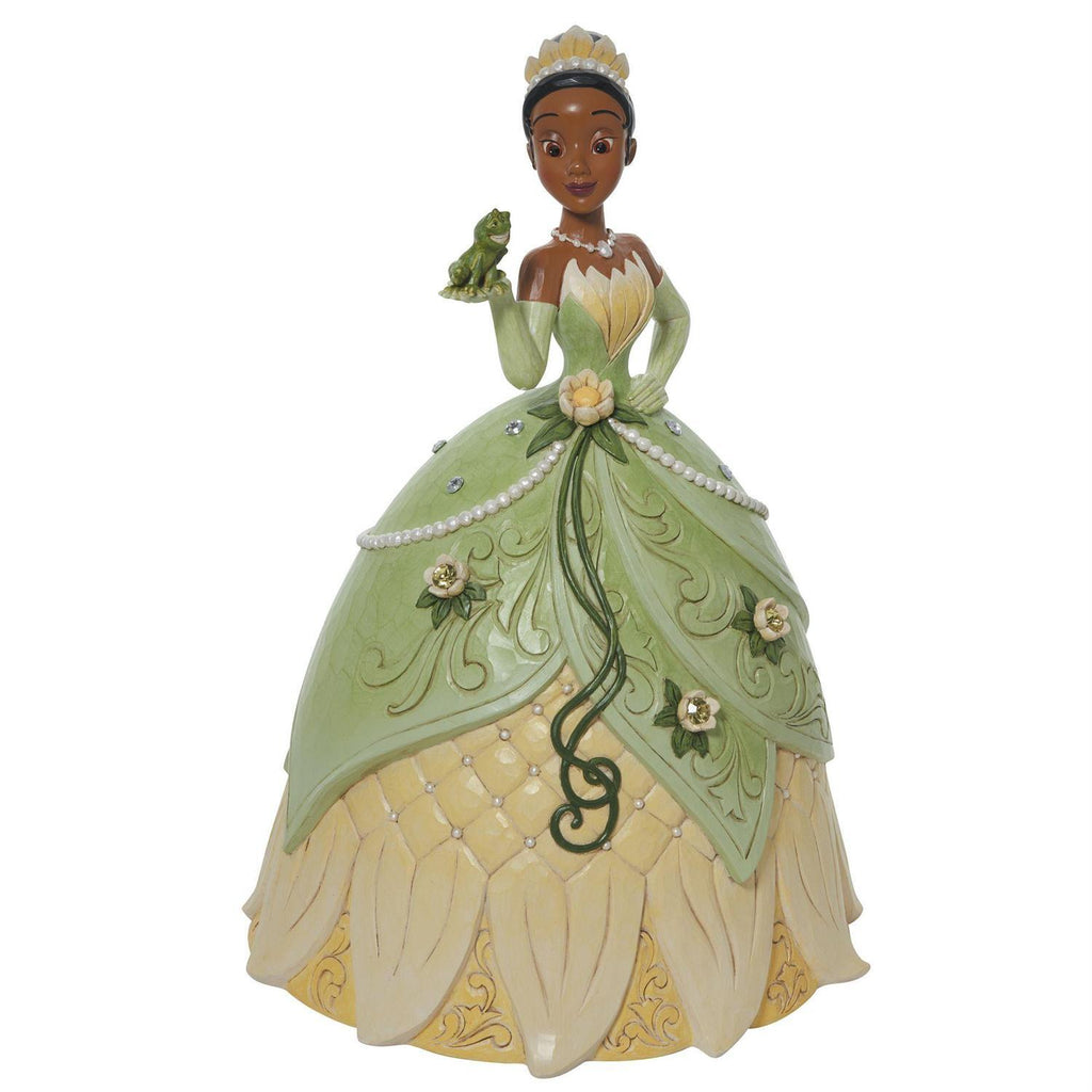 New 2025 <br> Disney Traditions <br> Tiana Deluxe (37cm) <br> " Just One Kiss"