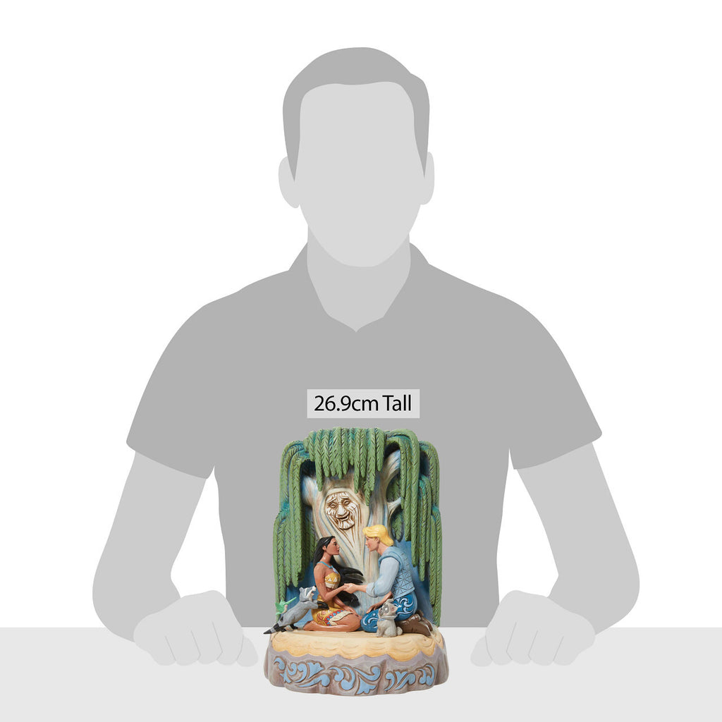 Disney Traditions <br> Pocahontas Carved by Heart <br> " Listen to Your Heart"