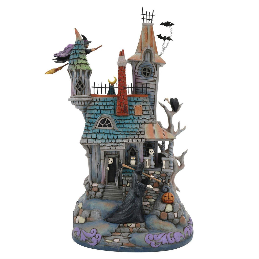 Heartwood Creek <br> LED Musical Haunted House Masterpiece (30cm) <br> "Welcome are The Wicked"