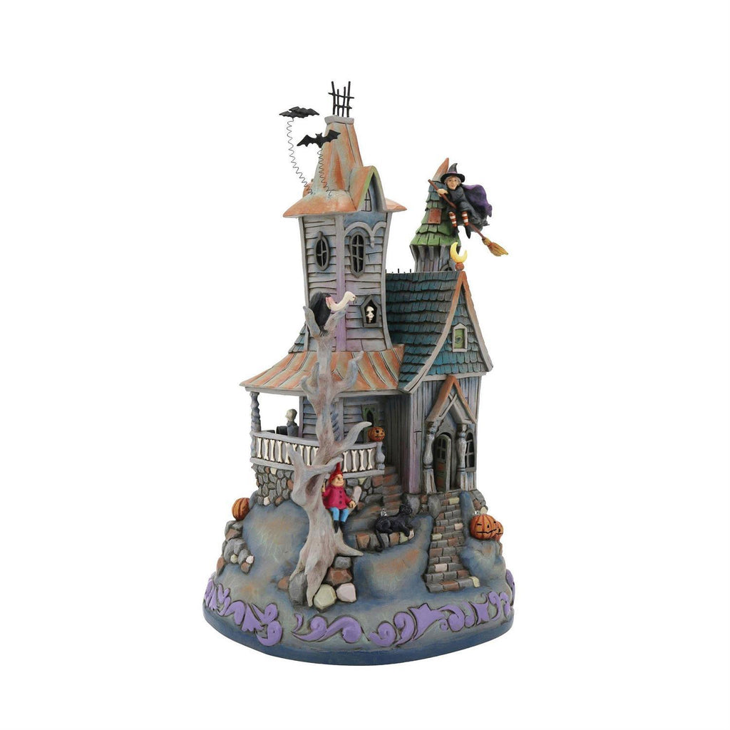 Heartwood Creek <br> LED Musical Haunted House Masterpiece (30cm) <br> "Welcome are The Wicked"