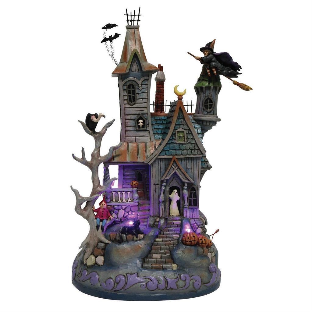 Heartwood Creek <br> LED Musical Haunted House Masterpiece (30cm) <br> "Welcome are The Wicked"