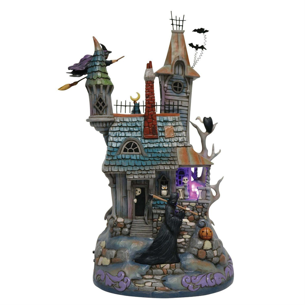 Heartwood Creek <br> LED Musical Haunted House Masterpiece (30cm) <br> "Welcome are The Wicked"