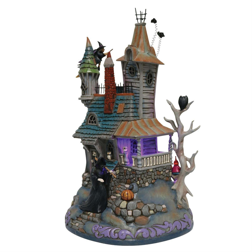 Heartwood Creek <br> LED Musical Haunted House Masterpiece (30cm) <br> "Welcome are The Wicked"