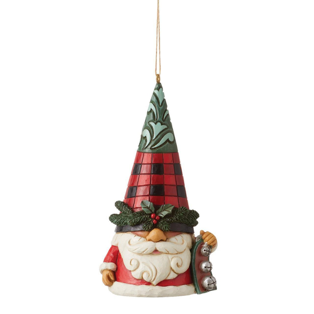 Heartwood Creek <br> Highland Glen <br>Hanging Ornament <br> Gnome with Bells (11cm)