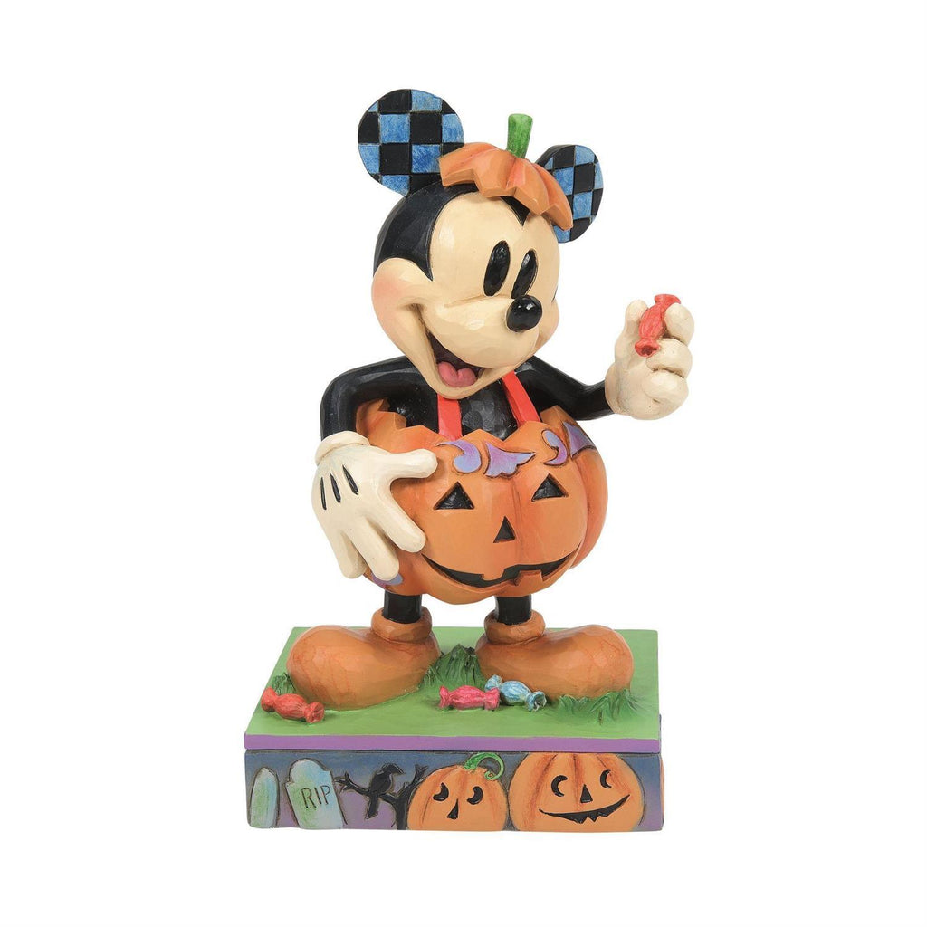 DISNEY TRADITIONS <br> Mickey In Pumpkin Costume <br> “Mick-O-Lantern"