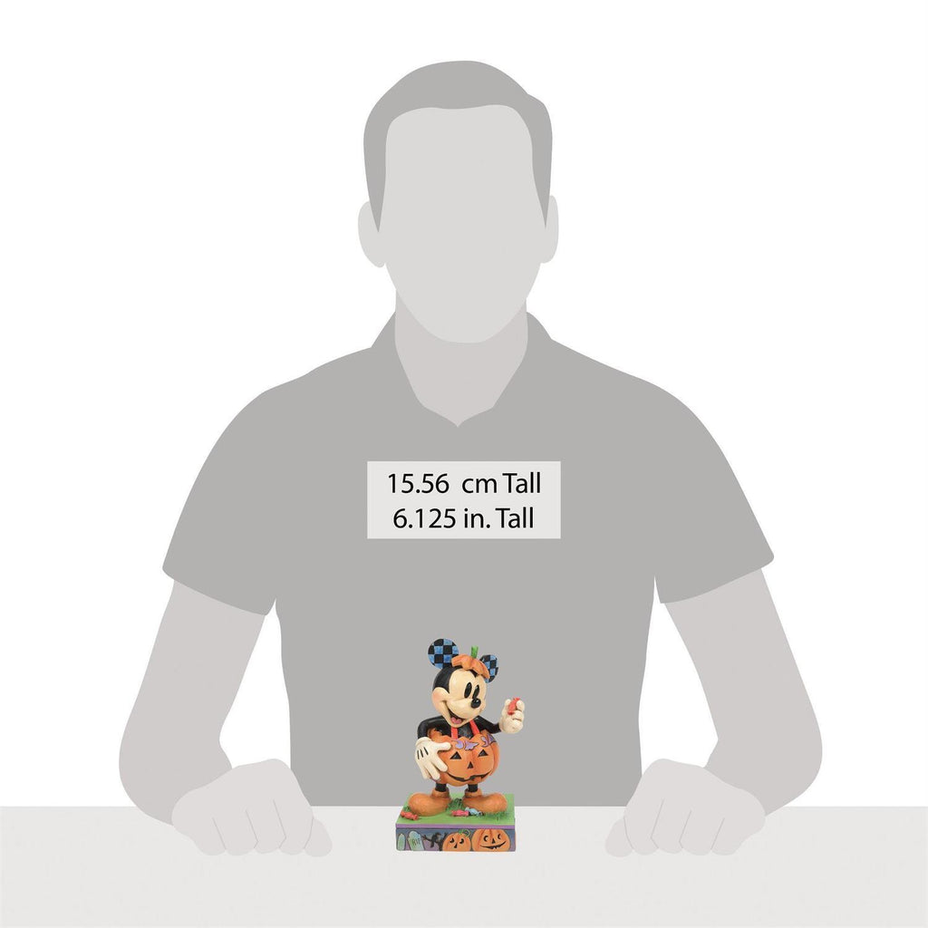 DISNEY TRADITIONS <br> Mickey In Pumpkin Costume <br> “Mick-O-Lantern"