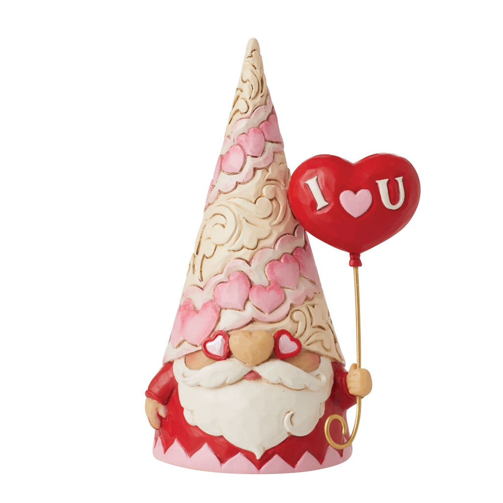 Heartwood Creek <br> Gnome Holding Heart Balloon (11.5cm) <br> "Filled with Love"