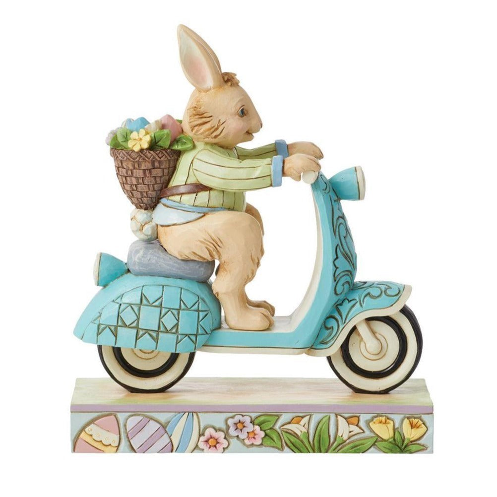 Heartwood Creek <br> Easter Bunny on Scooter <br> "Scooting Towards Easter"