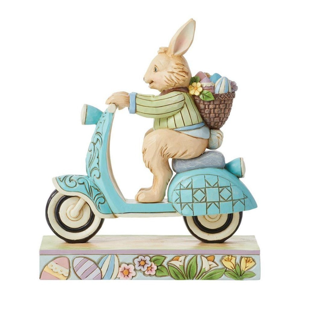 Heartwood Creek <br> Easter Bunny on Scooter <br> "Scooting Towards Easter"