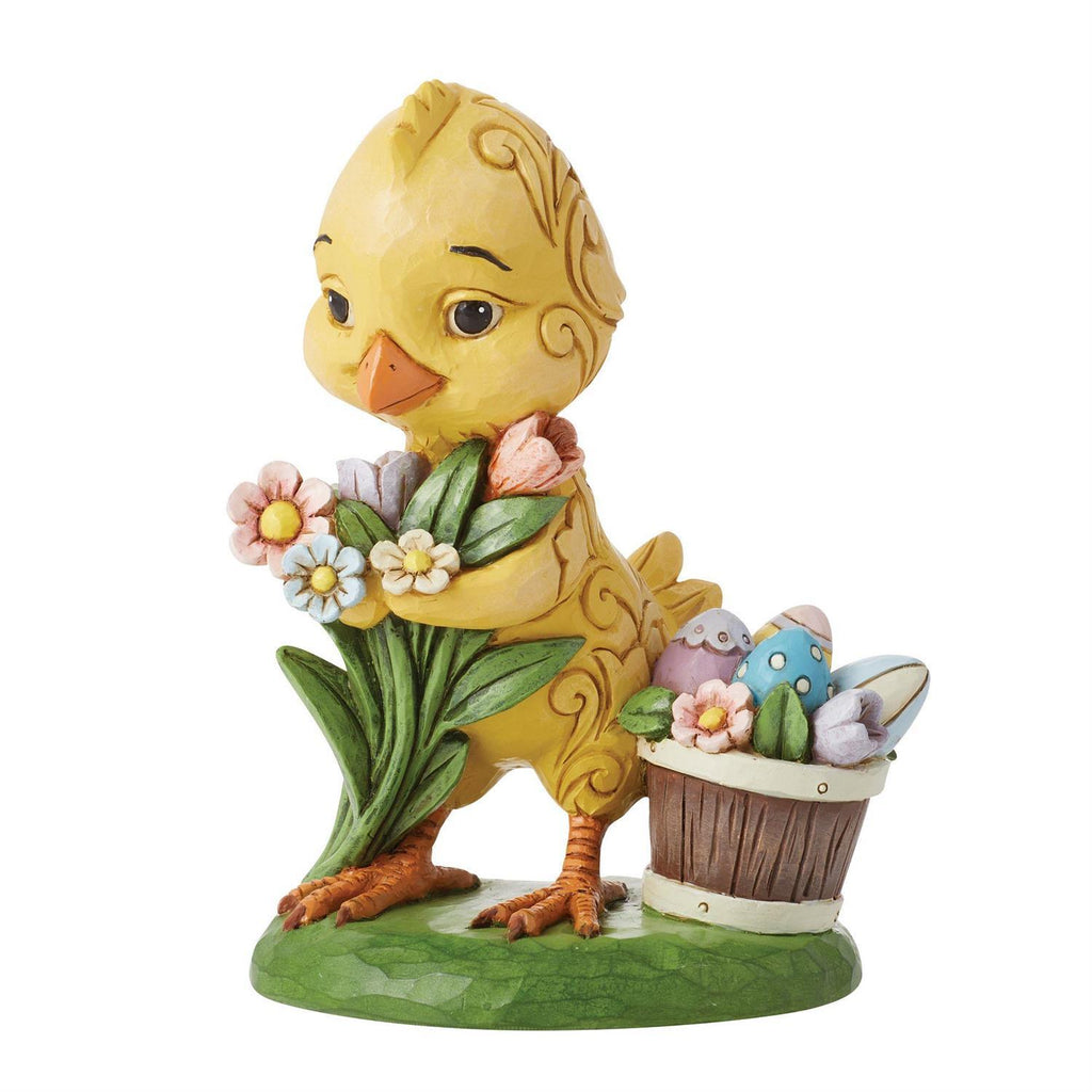 Heartwood Creek <br> Chick With Flowers <br> "One Cute Easter Chick"