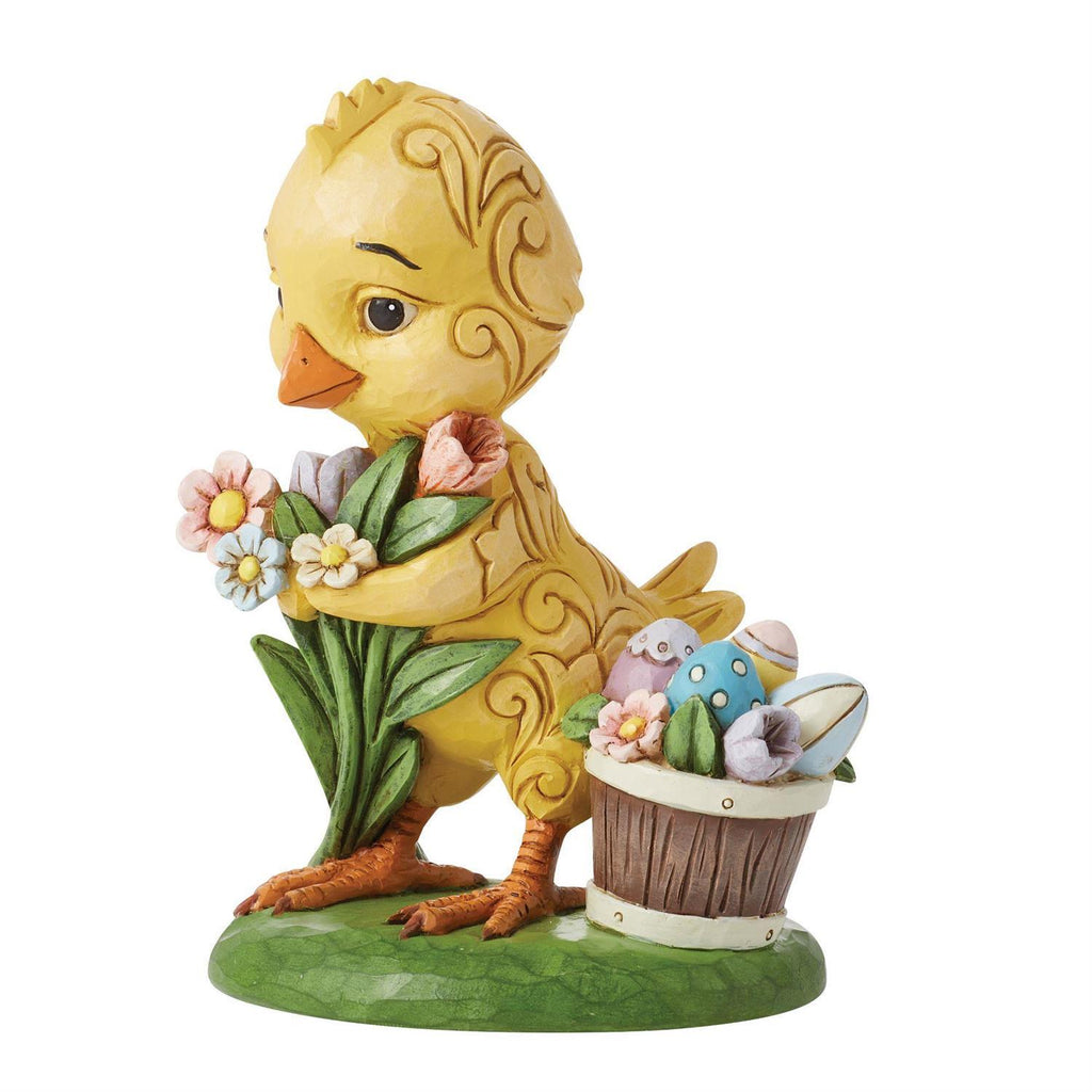 Heartwood Creek <br> Chick With Flowers <br> "One Cute Easter Chick"