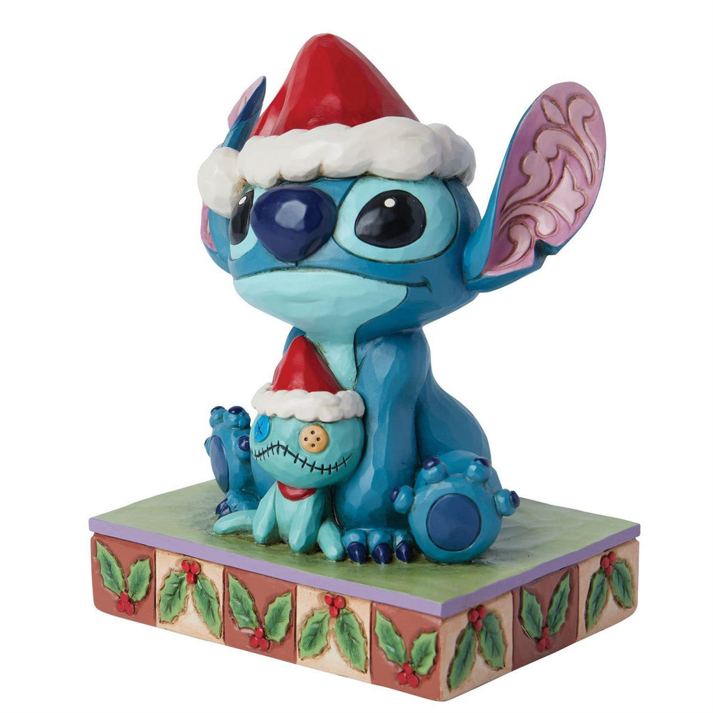 Disney Traditions <br> Santa Stitch with Scrump (14cm) <br> "Christmas Buddies"