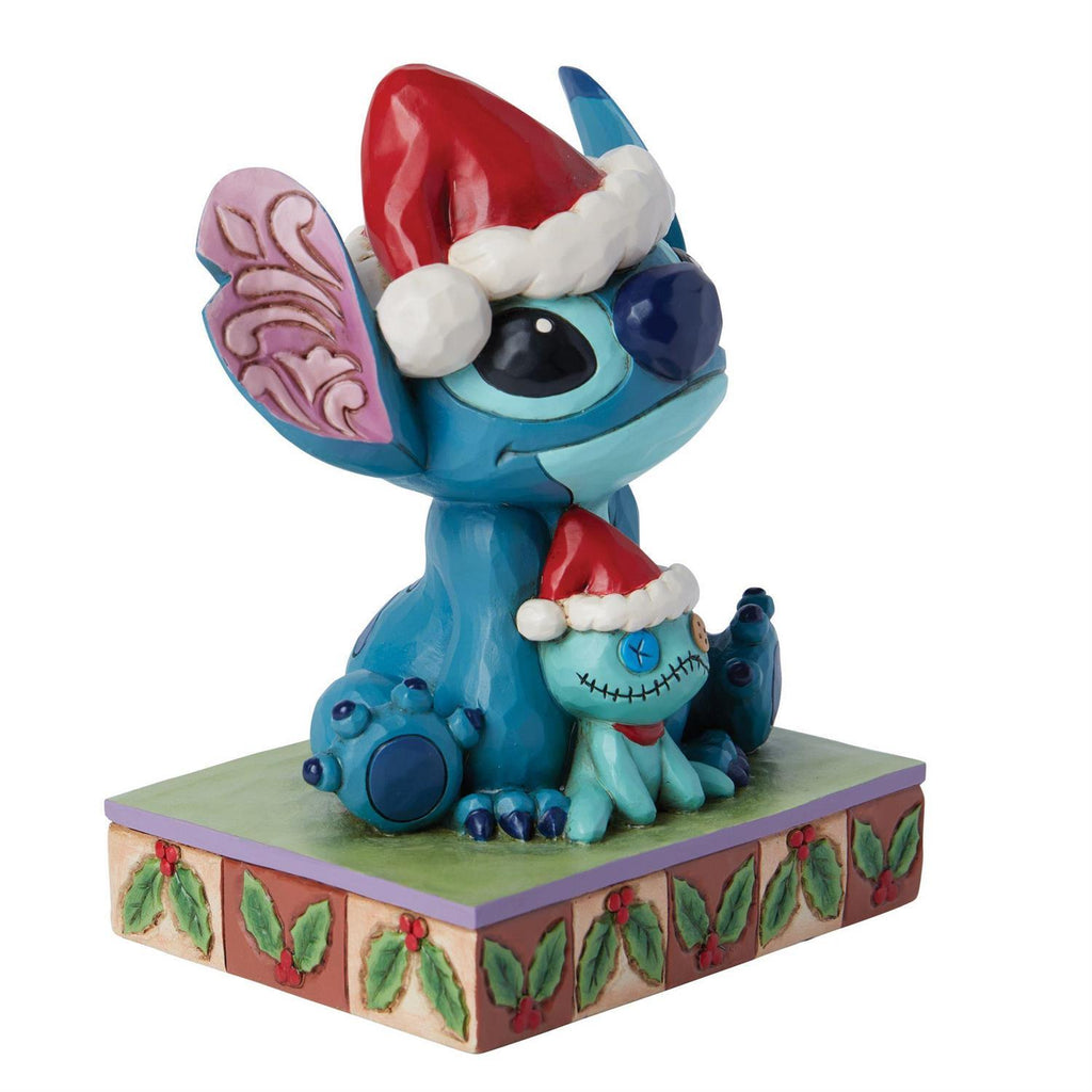 Disney Traditions <br> Santa Stitch with Scrump (14cm) <br> "Christmas Buddies"
