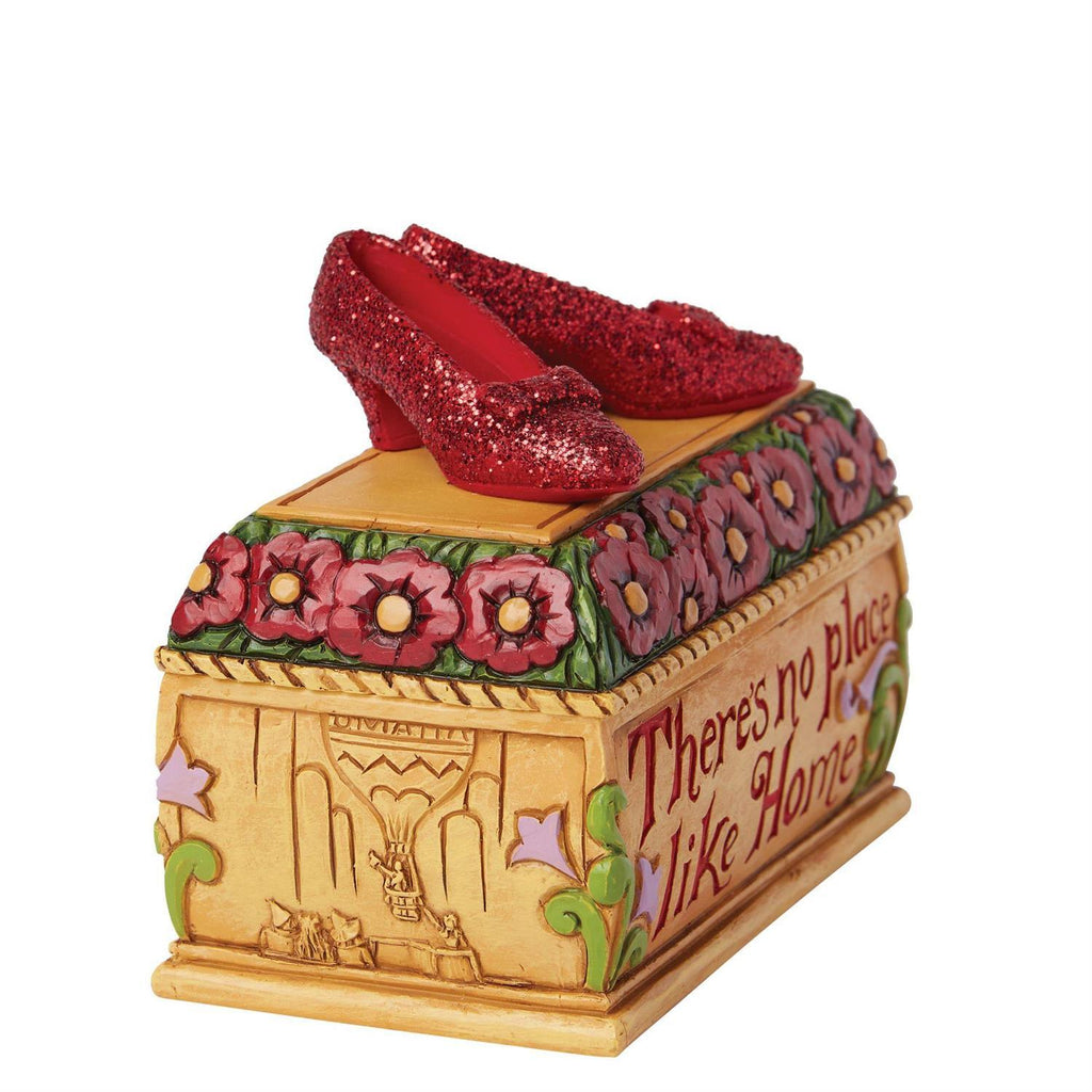 Wizard of Oz by Jim Shore <br> Ruby Slippers Trinket Box (9cm) <br> "There's No Place Like Home"