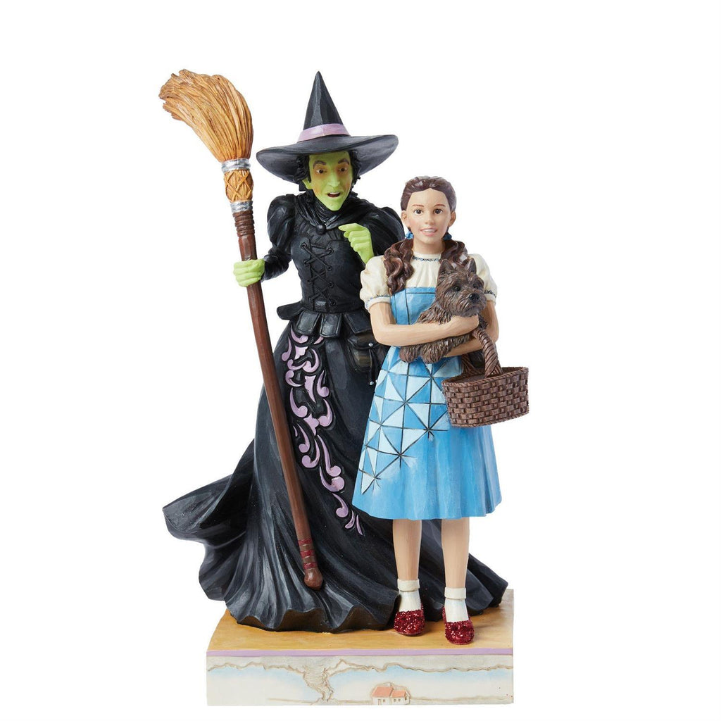 NEW 2024 <br> Wizard of Oz by Jim Shore <br> Dorothy & The Wicked Witch (22cm) <br> "I'll Get You My Pretty"