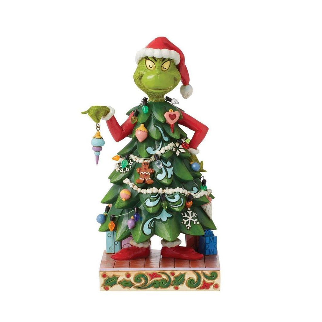 NEW 2024 <br> Grinch by Jim Shore <br> Grinch Dressed As Tree (21cm)