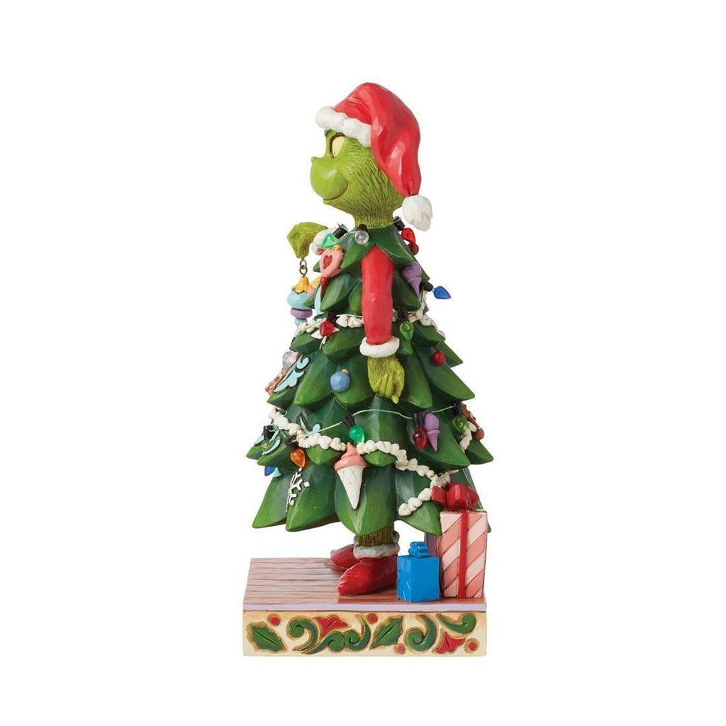 NEW 2024 <br> Grinch by Jim Shore <br> Grinch Dressed As Tree (21cm)