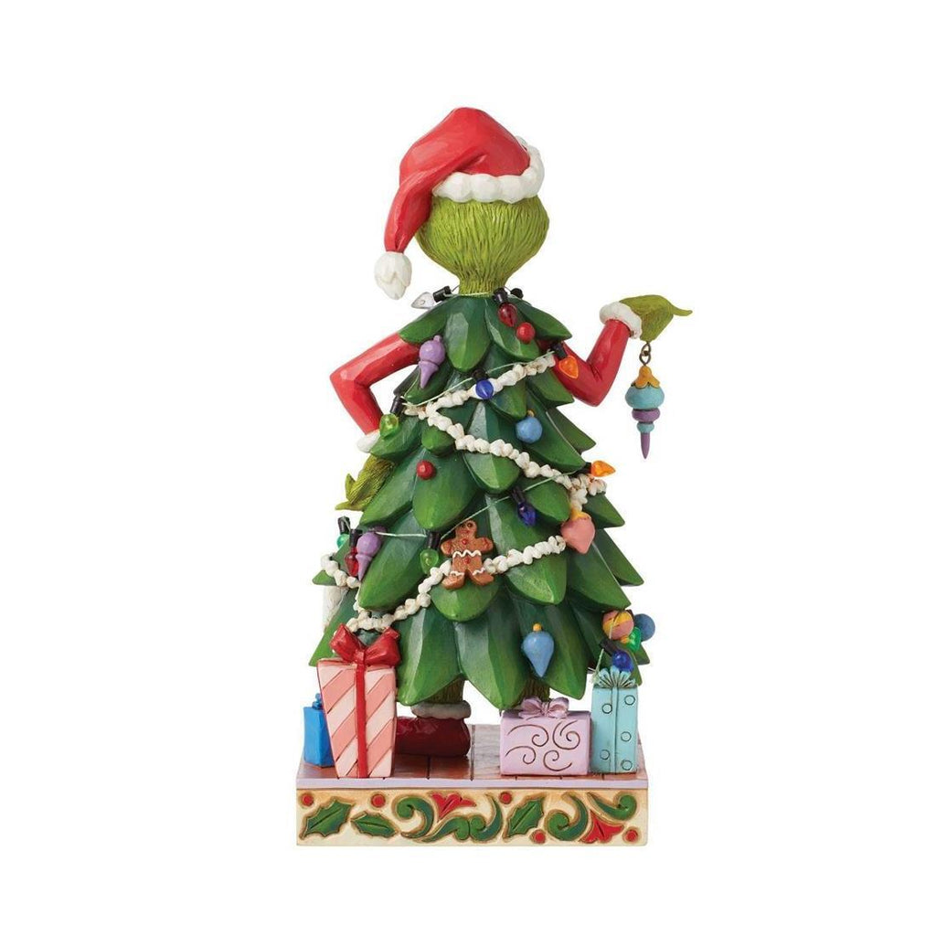 NEW 2024 <br> Grinch by Jim Shore <br> Grinch Dressed As Tree (21cm)