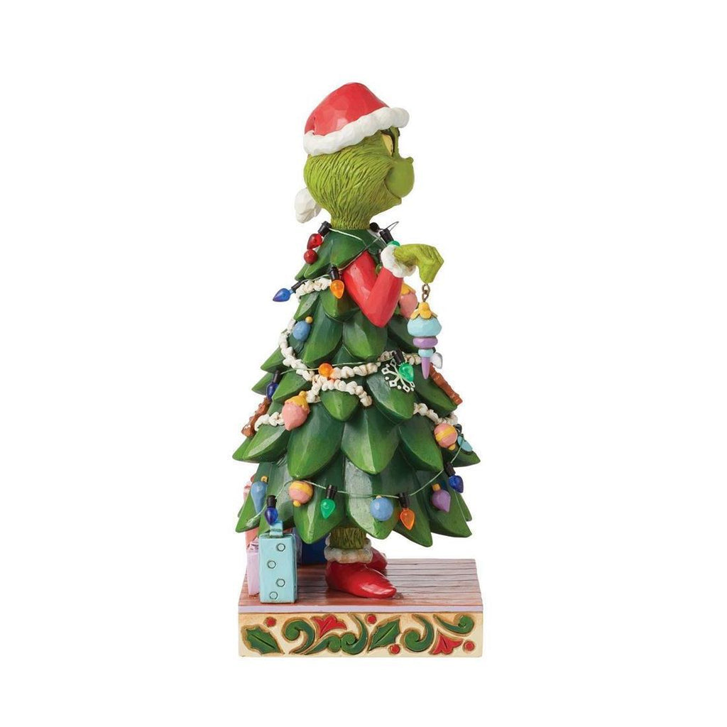 NEW 2024 <br> Grinch by Jim Shore <br> Grinch Dressed As Tree (21cm)