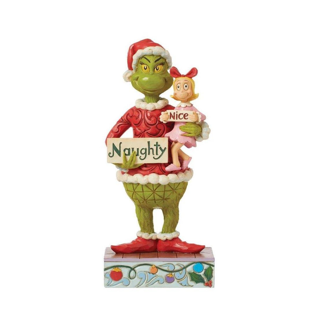 NEW 2024 <br> Grinch by Jim Shore <br> Grinch and Cindy Lou (24.5cm)