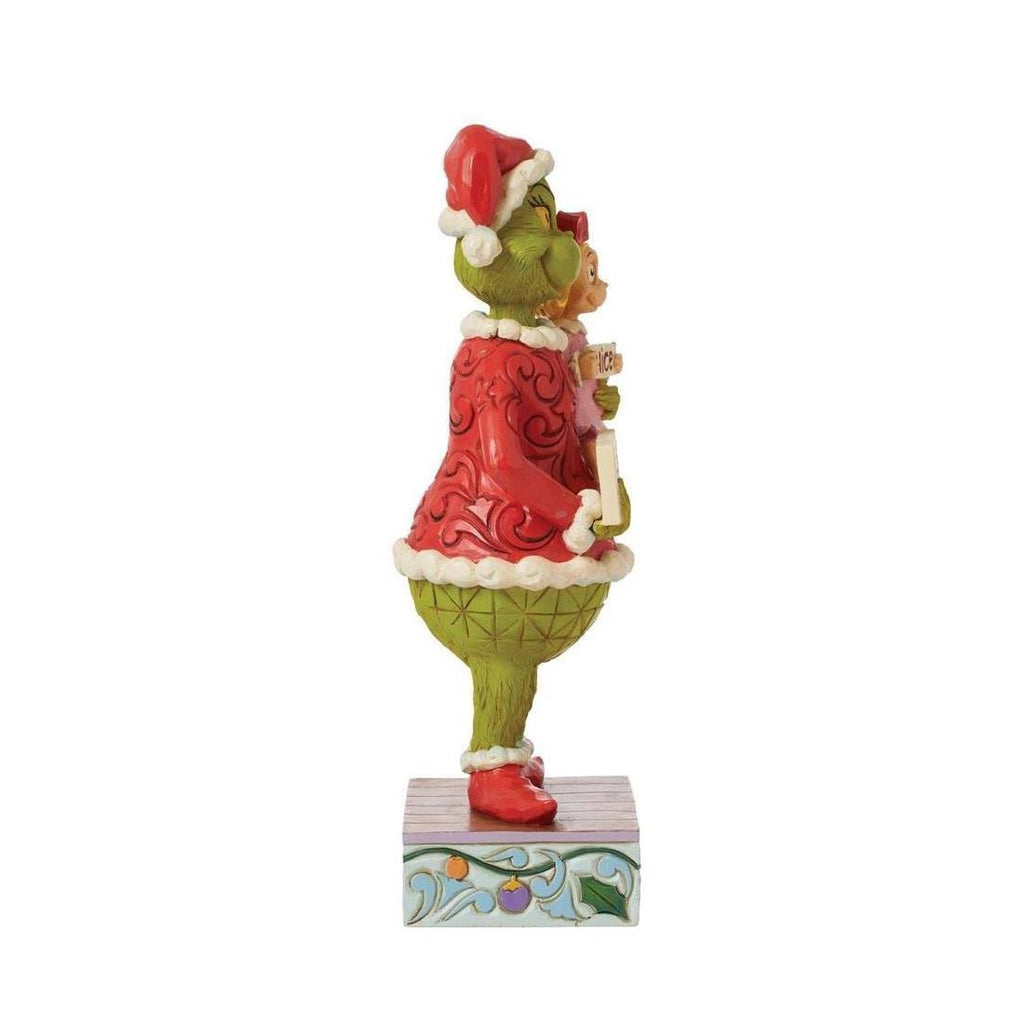 NEW 2024 <br> Grinch by Jim Shore <br> Grinch and Cindy Lou (24.5cm)